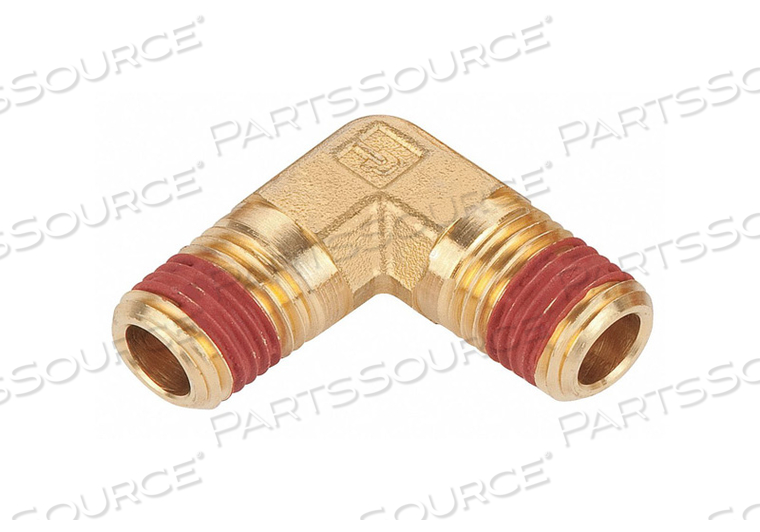 MALE ELBOW 90 DEG BRASS 1/4 IN. PIPE by Parker Hannifin Corporation