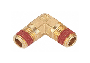 MALE ELBOW 90 DEG BRASS 1/4 IN. PIPE by Parker Hannifin Corporation