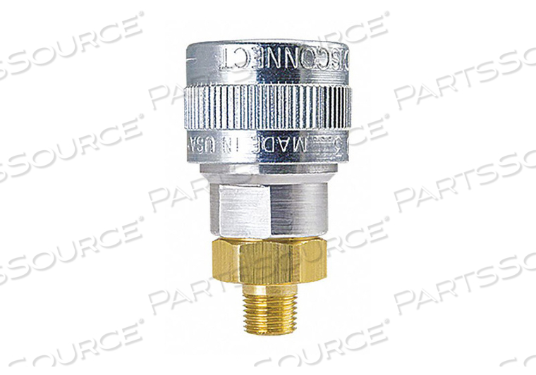 AUTO SOCKET 1/4 MPT ALUM/STEEL/BRASS by Foster