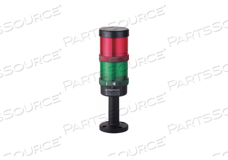 TOWER LIGHT ASSEMBLY 24VAC/DC 30MA 70MM by Werma