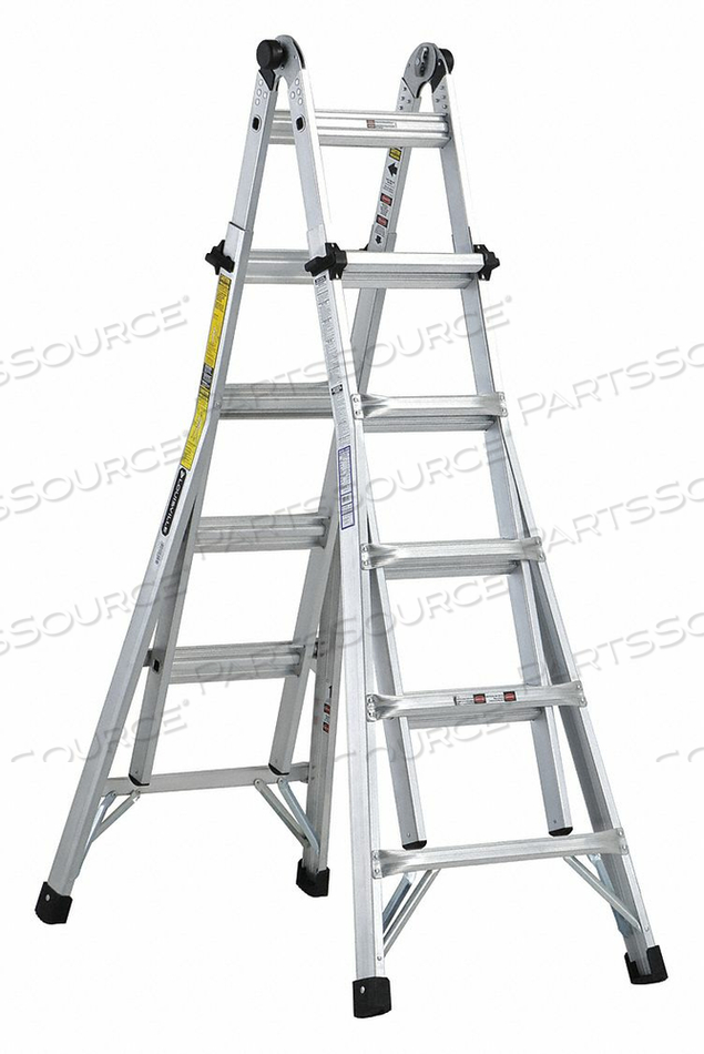 MULTIPURPOSE LADDER ALUMINUM 300LB 22FT. by Louisville MULTIPURPOSE LADDER ALUMINUM 300LB 22FT. by Louisville