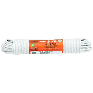 INTERLOCKED SASH CORD, 800 LB CAPACITY, 100 FT, COTTON, WHITE by Samson Rope