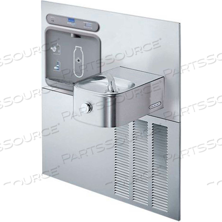 EZH2O WATER BOTTLE REFILLING STATION W/RETROFIT FOUNTAIN, FILTERED, REFRIG, SS by Elkay EZH2O WATER BOTTLE REFILLING STATION W/RETROFIT FOUNTAIN, FILTERED, REFRIG, SS by Elkay