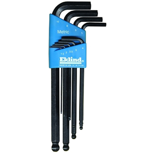 BALL END HEX KEY SET 9 PIECES by Eklind Tool Company