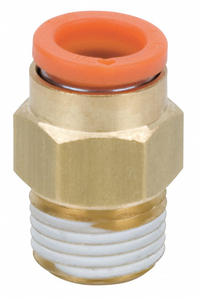 MALE CONNECTOR 5/16 IN THREAD X TUBE by SMC