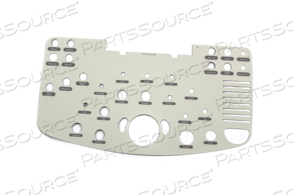 ENGLISH CONTROL PANEL OVERLAY by Philips Healthcare