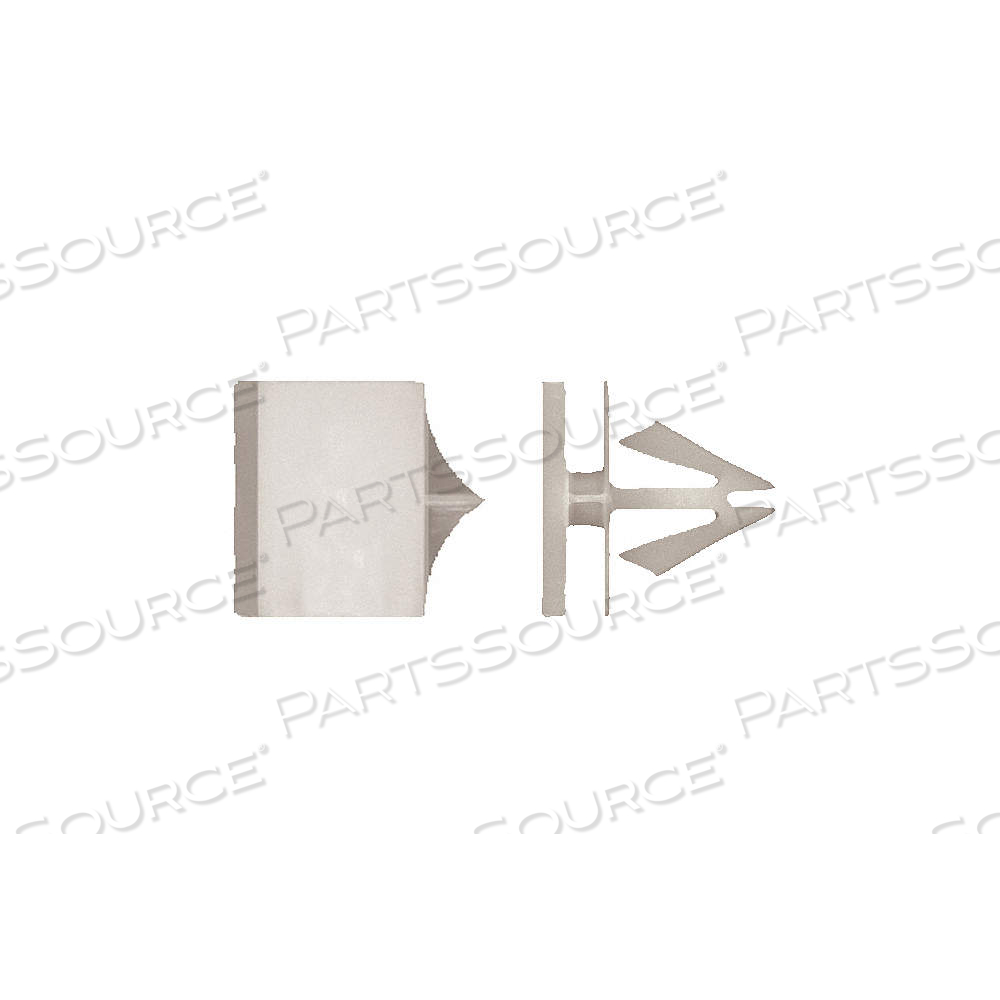 CLIP, MOULDING, RECTANGULAR, 7⁄16 IN, NYLON, G.M., 15 PACK QTY by Approved Vendor