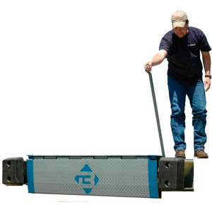 EZ-PULL MECHANICAL EDGE OF DOCK LEVELER 72" USABLE W 30,000 LB. CAP. by Bluff