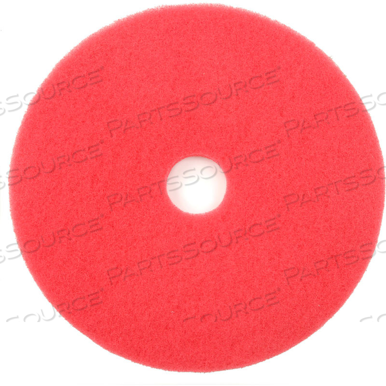 22" BUFFING PAD, RED, 5 PER CASE by Americo Manufacturing Co.