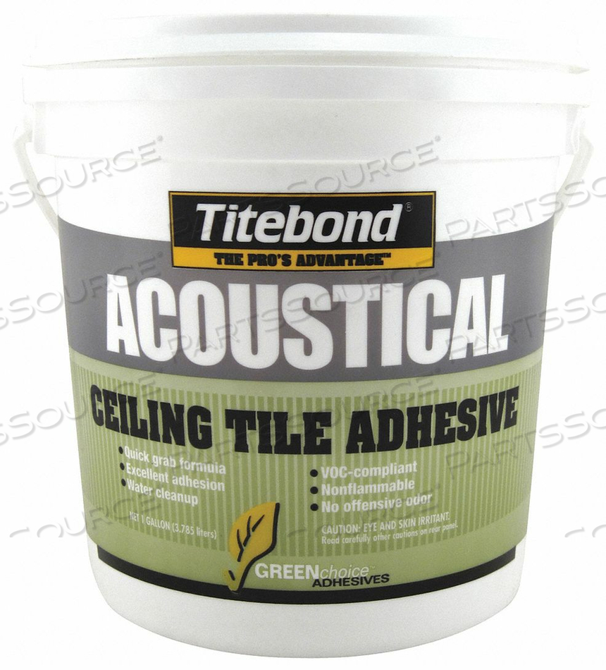 CEILING TILE ADHESIVE 1 GAL. BEIGE by Titebond CEILING TILE ADHESIVE 1 GAL. BEIGE by Titebond