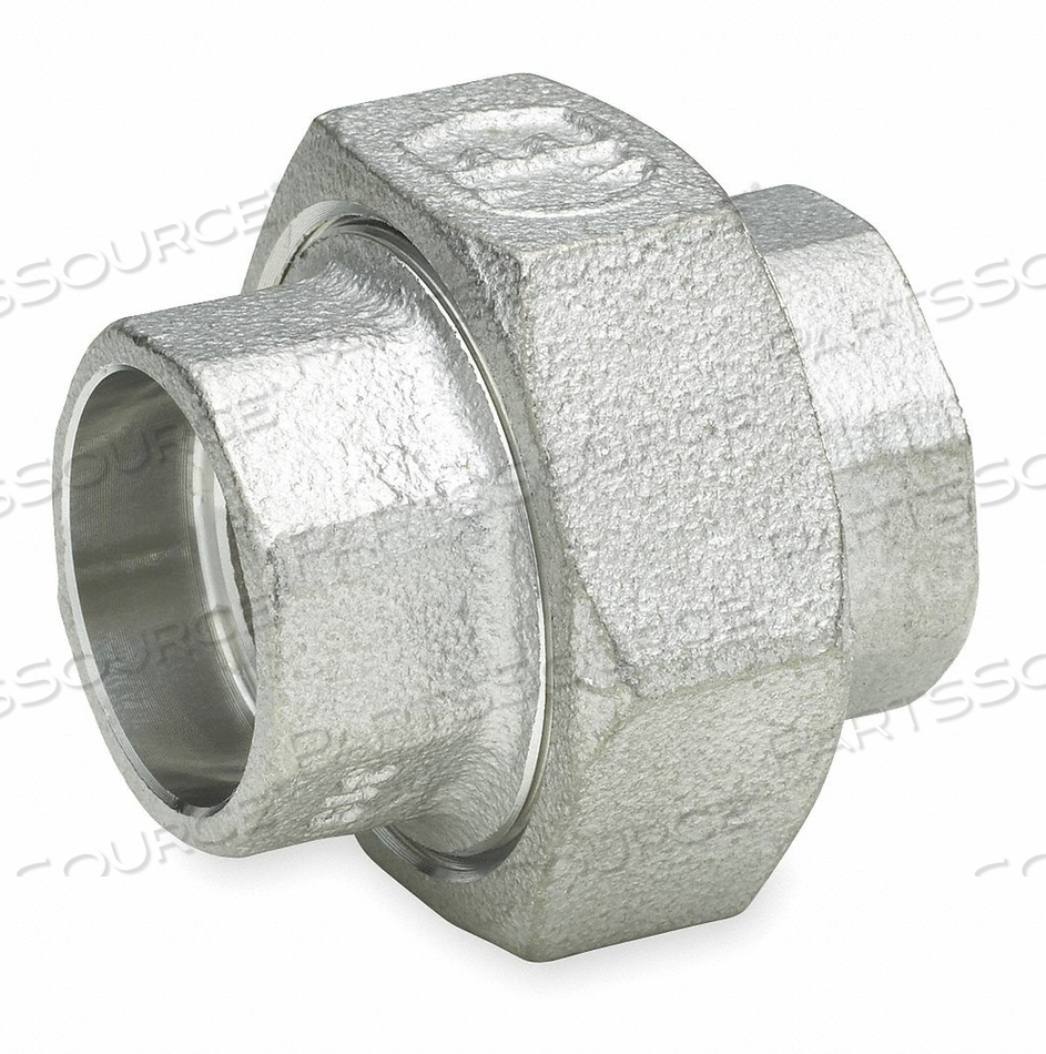 UNION, 316 STAINLESS STEEL, 2 IN X 2 IN FITTING PIPE SIZE, FEMALE X FEMALE, CLASS 3000, UNION by Smith-Cooper UNION, 316 STAINLESS STEEL, 2 IN X 2 IN FITTING PIPE SIZE, FEMALE X FEMALE, CLASS 3000, UNION by Smith-Cooper