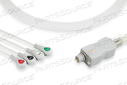 4 LEAD 3 FT ECG LEADWIRE SET 4 LEAD 3 FT ECG LEADWIRE SET