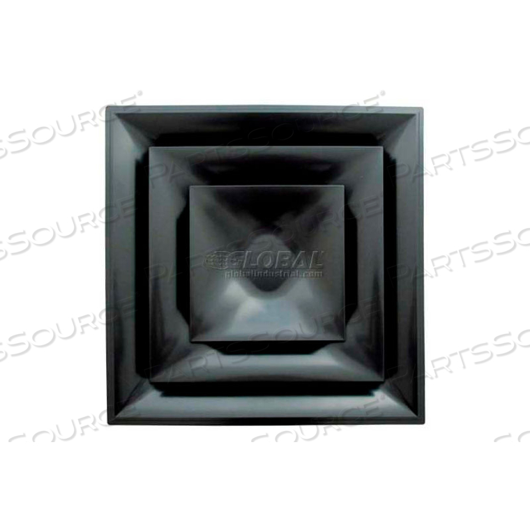 CEILING DIFFUSER BLACK 6 DUCT SIZE by American Louver CEILING DIFFUSER BLACK 6 DUCT SIZE by American Louver