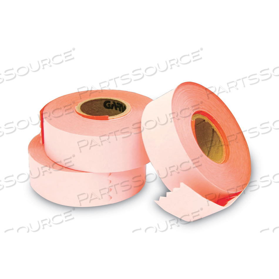 TWO-LINE PRICEMARKER LABELS, 0.44 X 0.81, FLUORESCENT RED, 1,000/ROLL by Garvey TWO-LINE PRICEMARKER LABELS, 0.44 X 0.81, FLUORESCENT RED, 1,000/ROLL by Garvey
