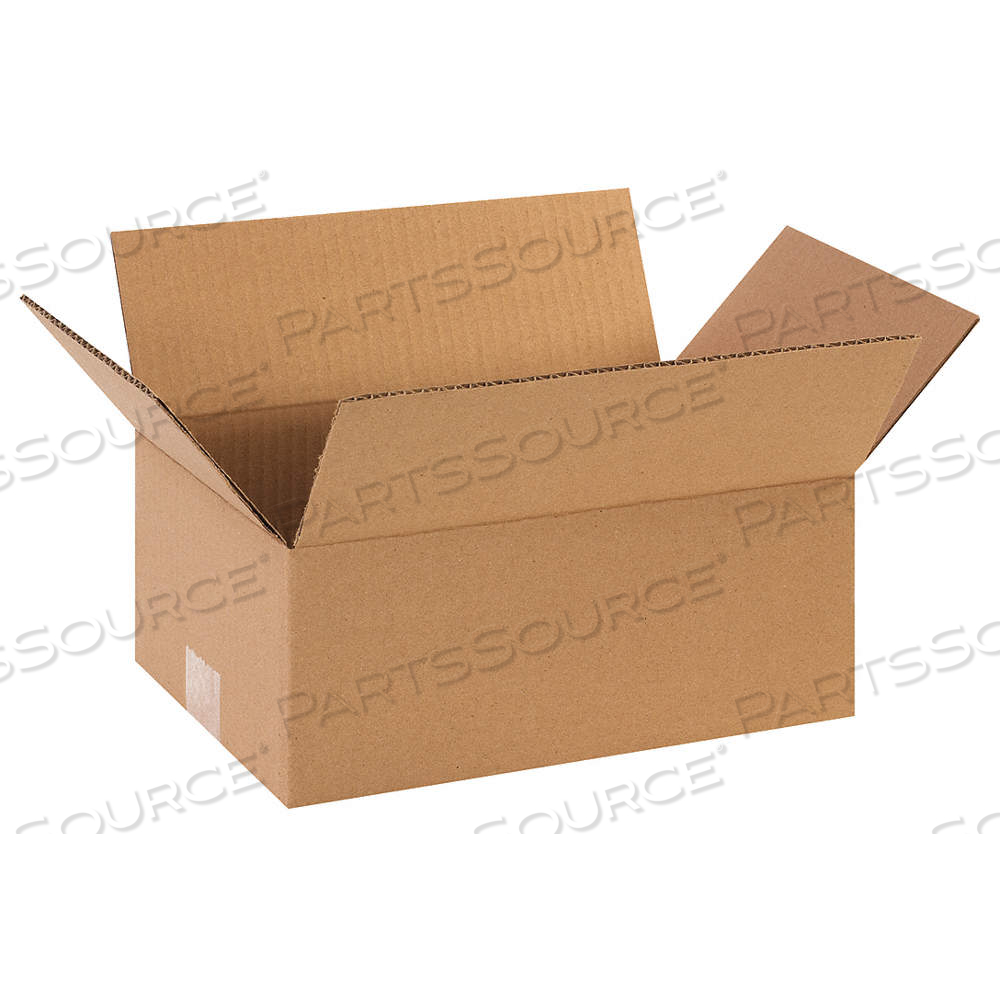SHIPPING BOX, 12 IN INSIDE LG, 8 IN INSIDE WD, 5 IN INSIDE HT, 32 ECT, SINGLE WALL by Approved Vendor