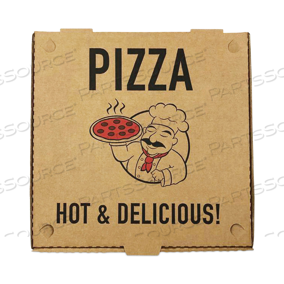 PIZZA BOXES, 12 X 12 X 1.75, KRAFT, PAPER by BluTable PIZZA BOXES, 12 X 12 X 1.75, KRAFT, PAPER by BluTable