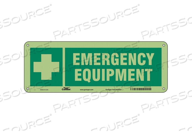 FIRST AID SIGN 14 W 5 H 0.070 THICKNESS 