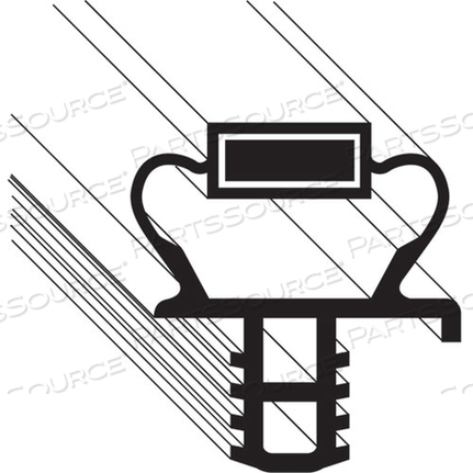 GASKET 7 7/16 IN X 16 1/2 IN by Delfield GASKET 7 7/16 IN X 16 1/2 IN by Delfield