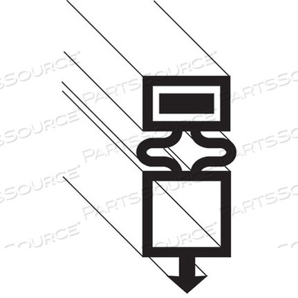 DOOR GASKET 22-1/8 X 26-1/2 by True Food Service Equipment
