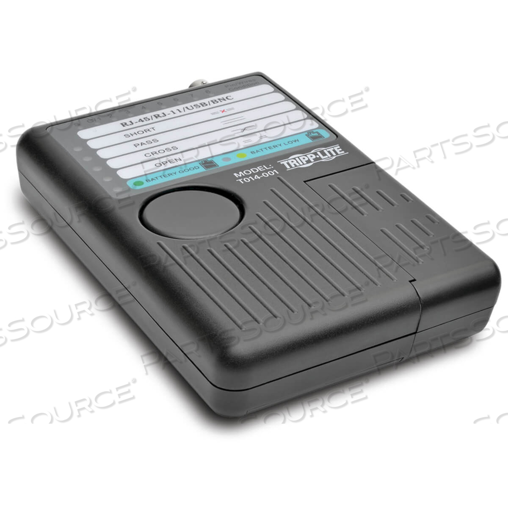 NETWORK CABLE CONTINUITY TESTER CAT5/CAT6/6A RJ11 RJ45 USB BNC by Tripp Lite