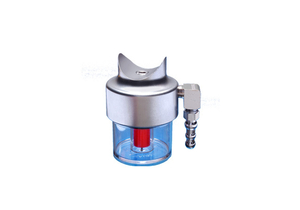 STAINLESS STEEL HARD-ANODIZED ALUMINUM TRAP BOTTLE WITH POLYCARBONATE - 1/8 NPT by Boehringer Laboratories, Inc.