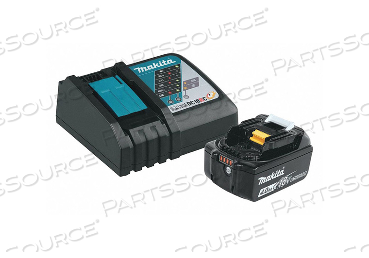 BATTERY AND CHARGER KIT 18V 4.0AH LI-ION by Makita BATTERY AND CHARGER KIT 18V 4.0AH LI-ION by Makita