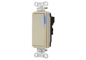 ILLUMINATED WALL SWITCH 3-WAY 20A IVORY by Snapconnect