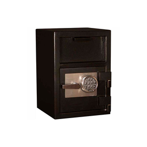 FRONT LOADING DEPOSIT SAFE - ELECTRONIC LOCK - 14"W X 14"D X 20"H - BLACK by Tracker Safe