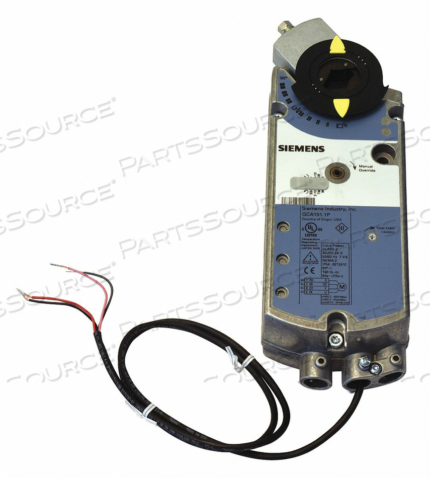 ELECTRIC ACTUATOR 24VAC/DC 160 IN.-LB. by Siemens
