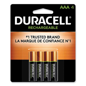 DX2400B4N DURACELL NIMH RECHARGEABLE BATTERIES,AAA,4 PACK by Duracell