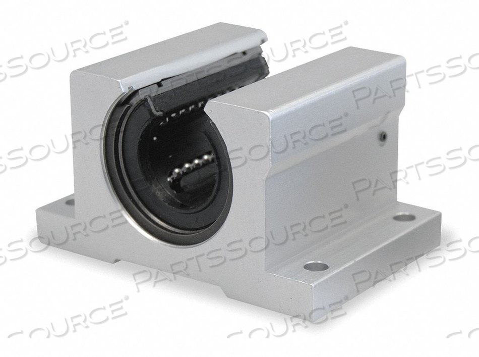 LINEAR PILLOW BLOCK BEARING, SYSTEM OF MEASUREMENT INCH, INSIDE DIAMETER 1 1/2 IN, OVERALL LENGTH 3 3/4 IN, SELF-ALIGNMENT NOT SELF-ALIGNING by DAYTON ELECTRIC MANUFACTURING CO