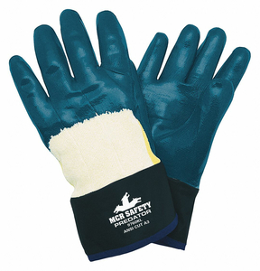 SUPPORTED NITRILE PALM COATED L PK12 by MCR Safety