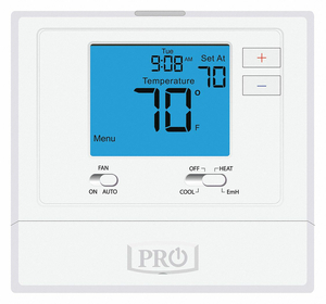 LOW VOLTAGE THERMOSTAT HEAT PUMP AUTO-ON by PRO1 IAQ