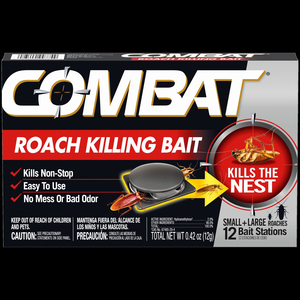 ROACH BAIT INSECTICIDE, 0.42 OZ, 12/PACK, 10 PACKS/CARTON by Combat ROACH BAIT INSECTICIDE, 0.42 OZ, 12/PACK, 10 PACKS/CARTON by Combat