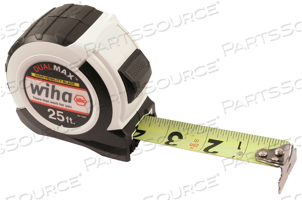 25 FOOT DUALMAX TAPE MEASURE by Wiha Tools 25 FOOT DUALMAX TAPE MEASURE by Wiha Tools