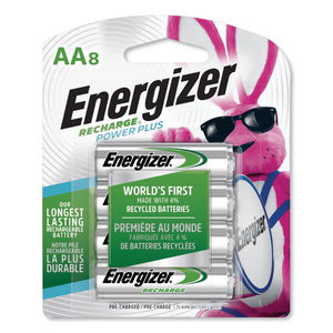 NIMH RECHARGEABLE AA BATTERIES, 1.2 V, 8/PACK by Energizer