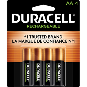 DX1500R4 DURACELL RECHARGEABLE NIMH BATTERIES,AA,4 PACK by Duracell
