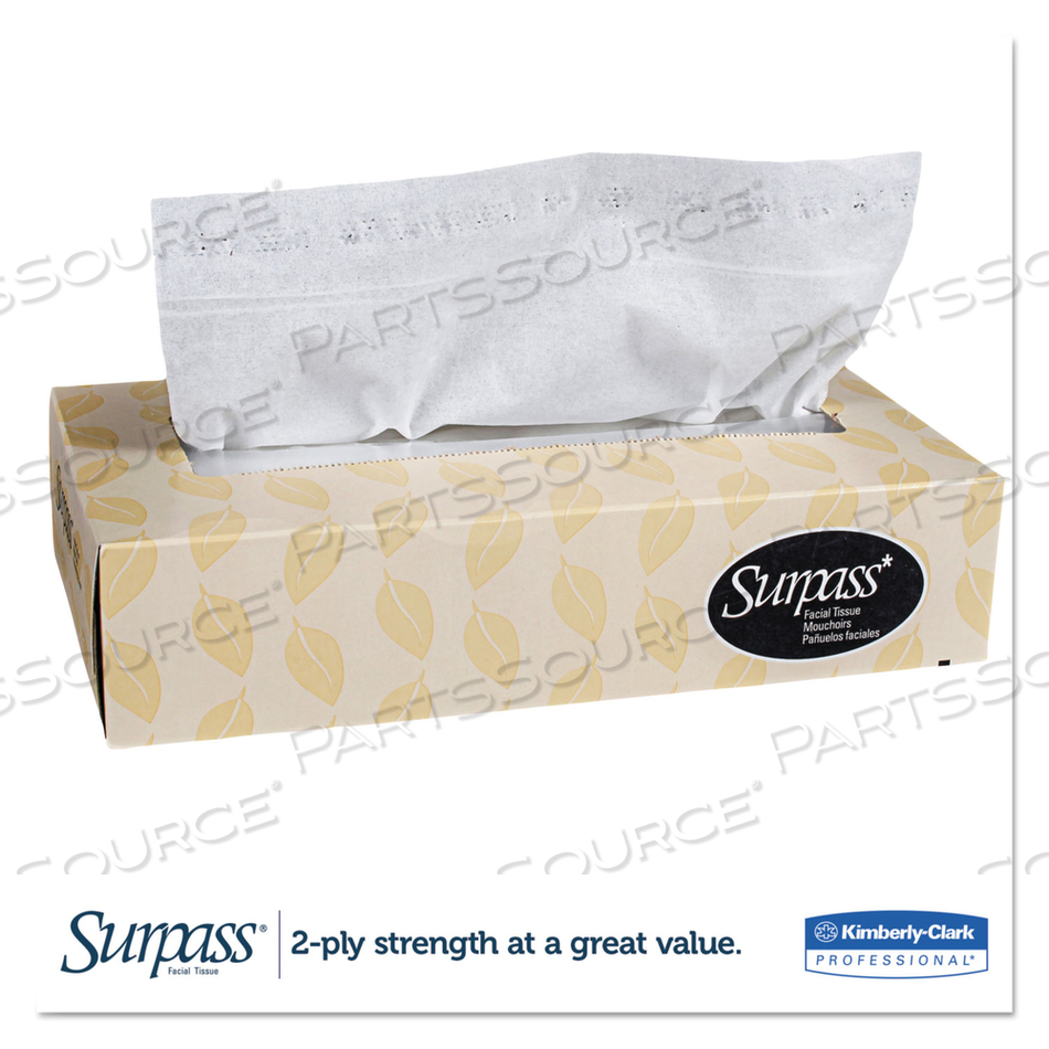 FACIAL TISSUE FOR BUSINESS, 2-PLY, WHITE by Surpass FACIAL TISSUE FOR BUSINESS, 2-PLY, WHITE by Surpass