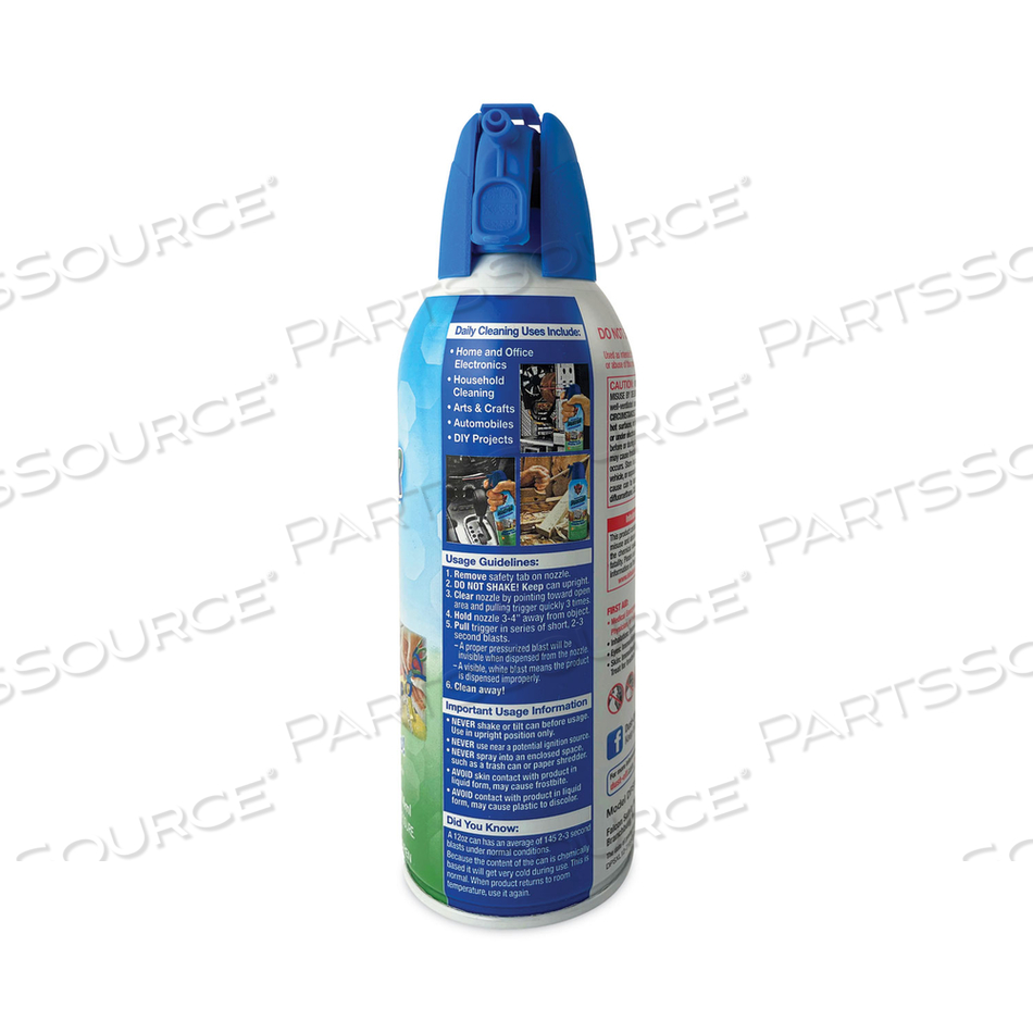 DISPOSABLE COMPRESSED AIR DUSTER, 12 OZ CAN 