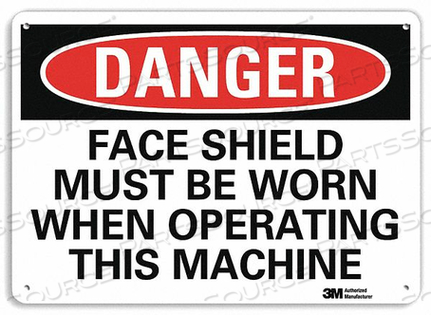 DANGER SIGN 4 HOLE MOUNT 14INWX10INH by Lyle Signs Inc. DANGER SIGN 4 HOLE MOUNT 14INWX10INH by Lyle Signs Inc.
