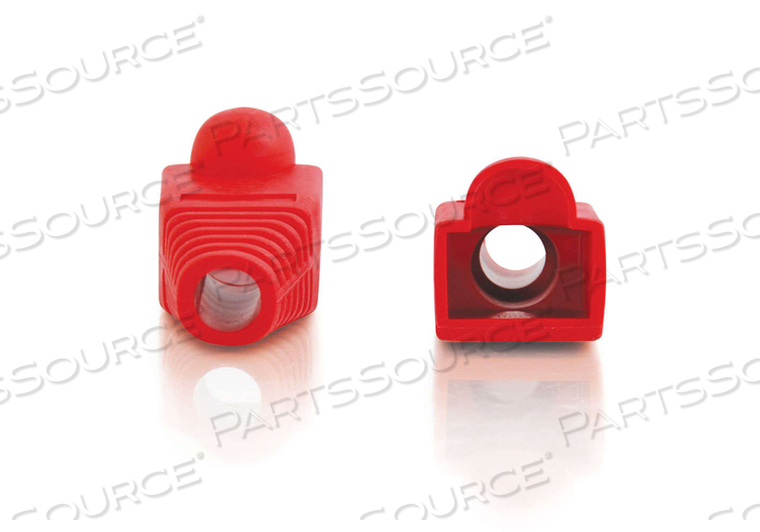 RJ45 PLUG COVER - 5.5MM OD RED -50 PK by Legrand AV (C2G)
