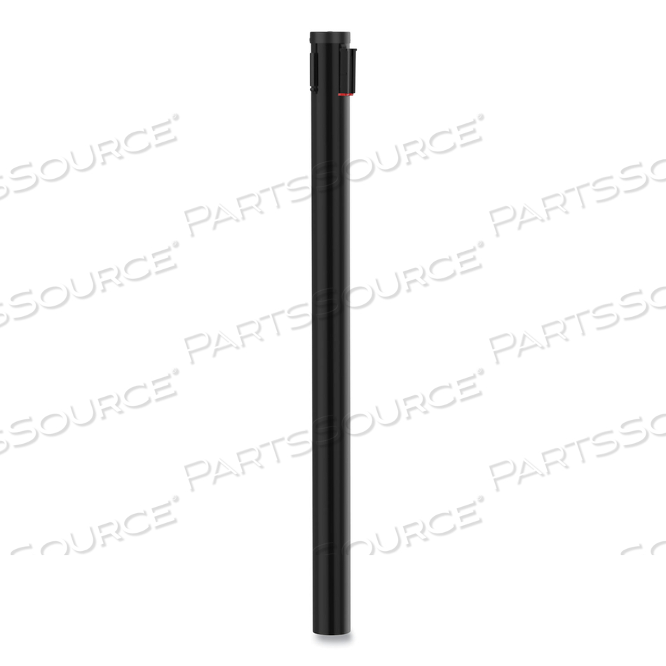 ADJUSTA-TAPE CROWD CONTROL POSTS ONLY, STEEL, 40" HIGH, BLACK by Tatco