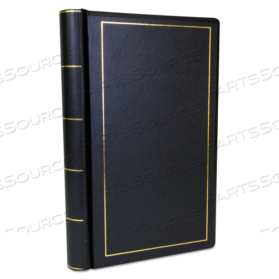 MINUTE BOOK, 8-1/2" X 14", BLACK LEATHER COVER, 250 PAGES/BOOK by Wilson Jones MINUTE BOOK, 8-1/2" X 14", BLACK LEATHER COVER, 250 PAGES/BOOK by Wilson Jones