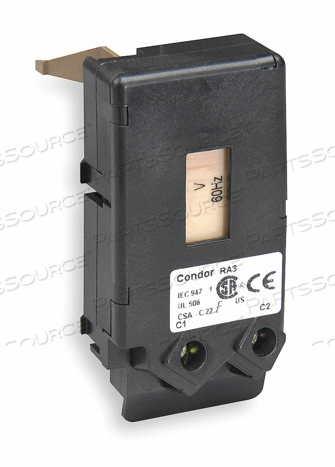 SHUNT TRIP RELAY 480V 60 HZ MDR3 SERIES by Condor USA, Inc