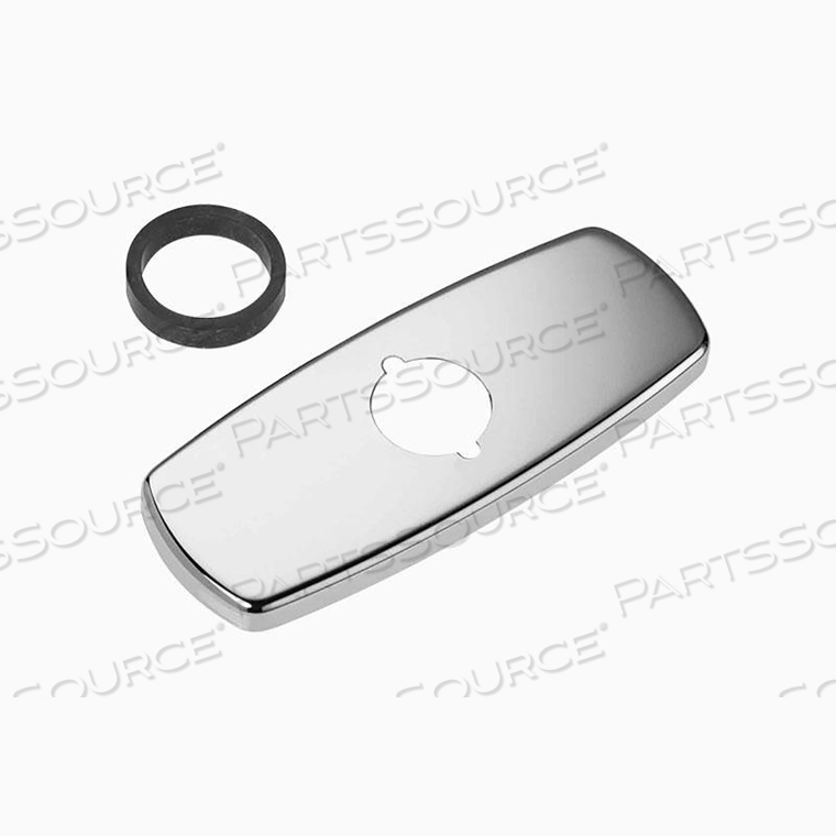 ETF312A CP 4 IN TRIM PLATE KIT, SINGLE HOLE, CHROME FINISH by Sloan ETF312A CP 4 IN TRIM PLATE KIT, SINGLE HOLE, CHROME FINISH by Sloan