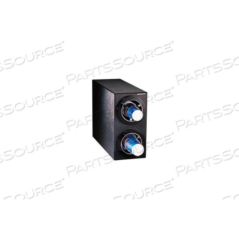 CTC COUNTERTOP 2 CUP DISPENSING CABINET - BLACK by Dispense Rite CTC COUNTERTOP 2 CUP DISPENSING CABINET - BLACK by Dispense Rite