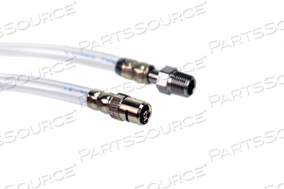 JET VENTILATOR REPLACEMENT HOSE 2 FT, OUTLET, 1/8 IN NPT MALE X LUERM LOCK by Anesthesia Associates