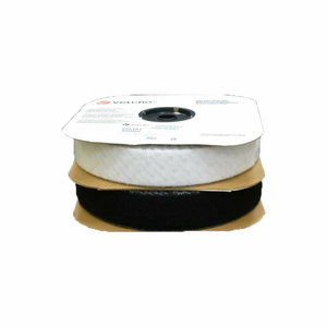 VELCRO BRAND BLACK LOOP WITH ACRYLIC ADHESIVE 1" X 75' by Industrial Webbing Corp.