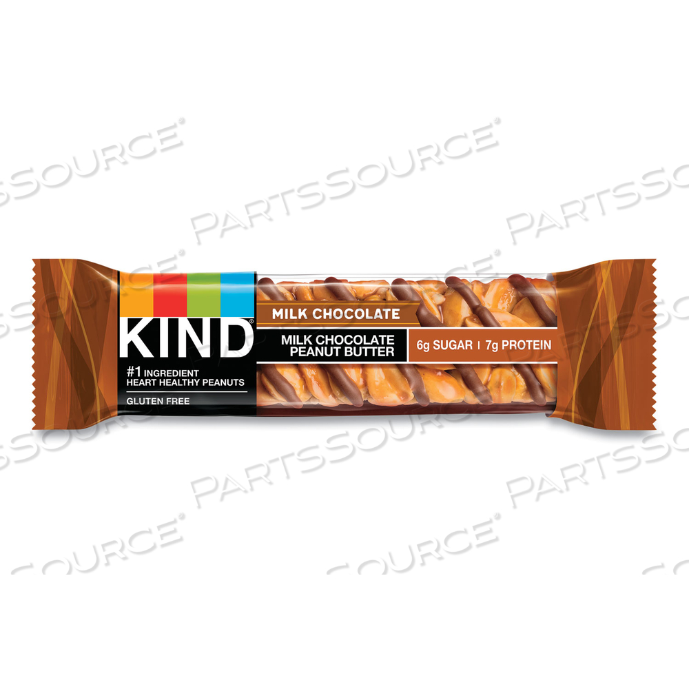 MILK CHOCOLATE BARS, MILK CHOCOLATE PEANUT BUTTER, 1.4 OZ BAR, 12/BOX 