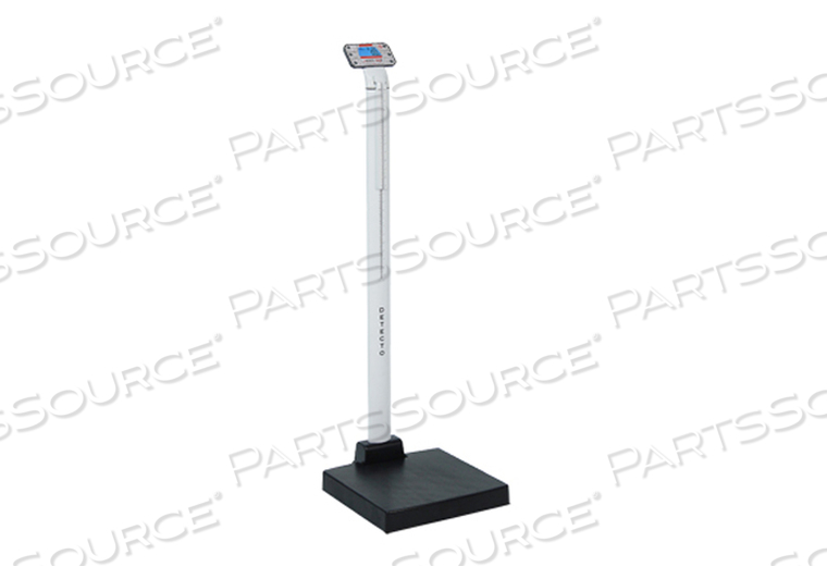 DIGITAL CLINICAL SCALE, INCLUDES NON-MEDICAL-GRADE AC ADAPTER, MECHANICAL HEIGHT ROD, 600 LB/300 KG by Detecto Scale / Cardinal Scale DIGITAL CLINICAL SCALE, INCLUDES NON-MEDICAL-GRADE AC ADAPTER, MECHANICAL HEIGHT ROD, 600 LB/300 KG by Detecto Scale / Cardinal Scale